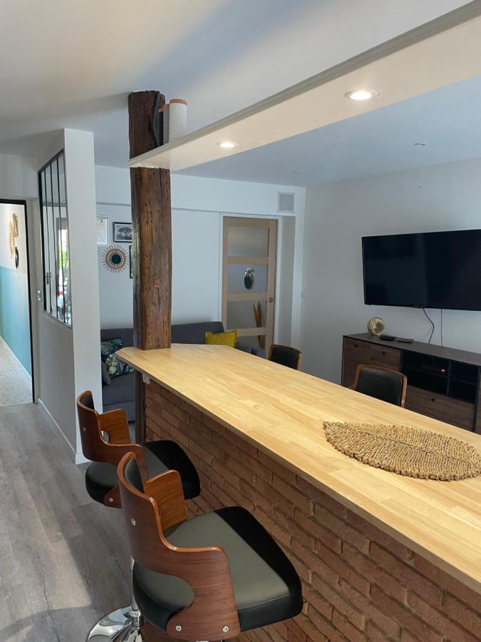 Appartement En Rez De Jardin Tout Equipe Fleurance Eksteriør billede